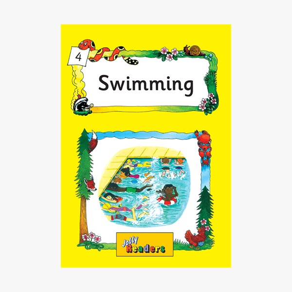 Jolly readers swimming